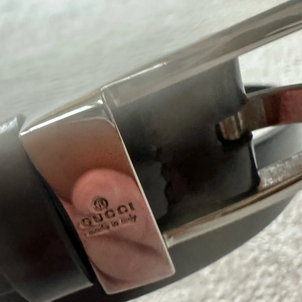 Gucci Children’s Black Patent Leather Belt
